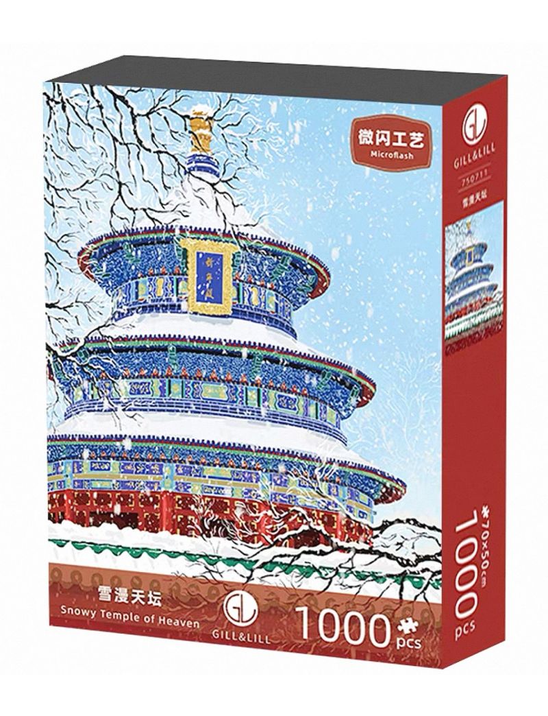 Gill&Lill Snow Temple of Heaven 1000pc