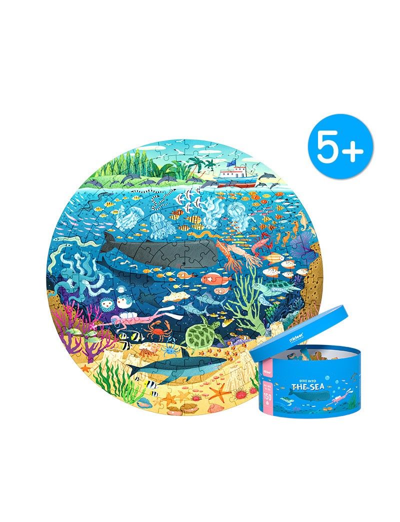 MIDEER Dive Into the Sea - 150P Round Puzzle