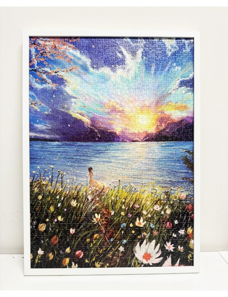 【Finished】Artpuzzle Endmion Flower Sea-with frame (Pick Up Only)