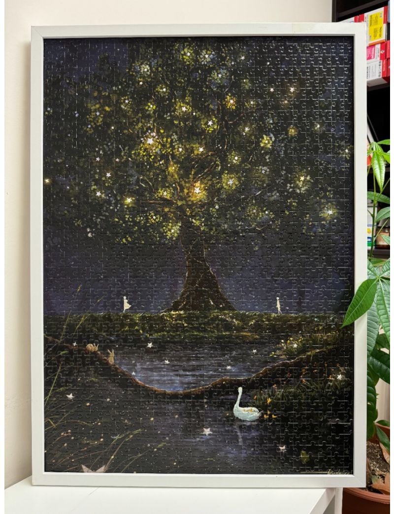 【Finished】ARTPUZZLE Endmion Childhood Dream 1000pc C6404-with frame  (Pick Up Only)