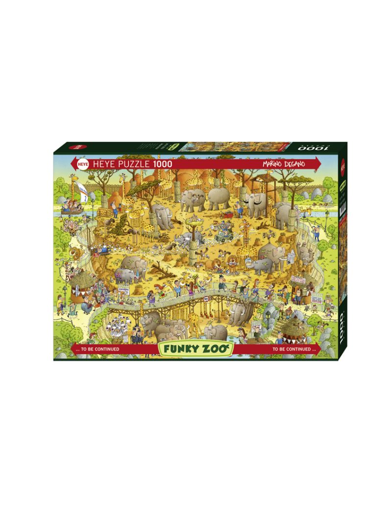 HEYE FUNKY ZOO AFRICAN HABITAT 1000PC