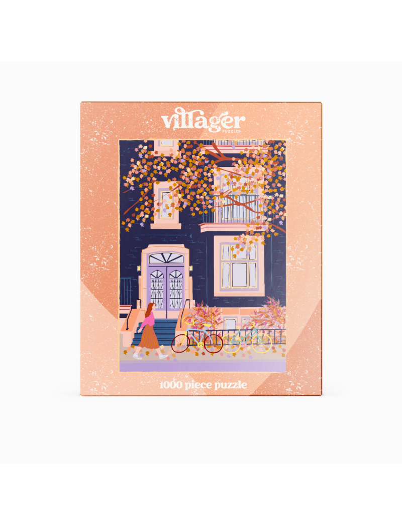 Villager Autumn in Montreal 1000Pcs by Marie-Laure Plano