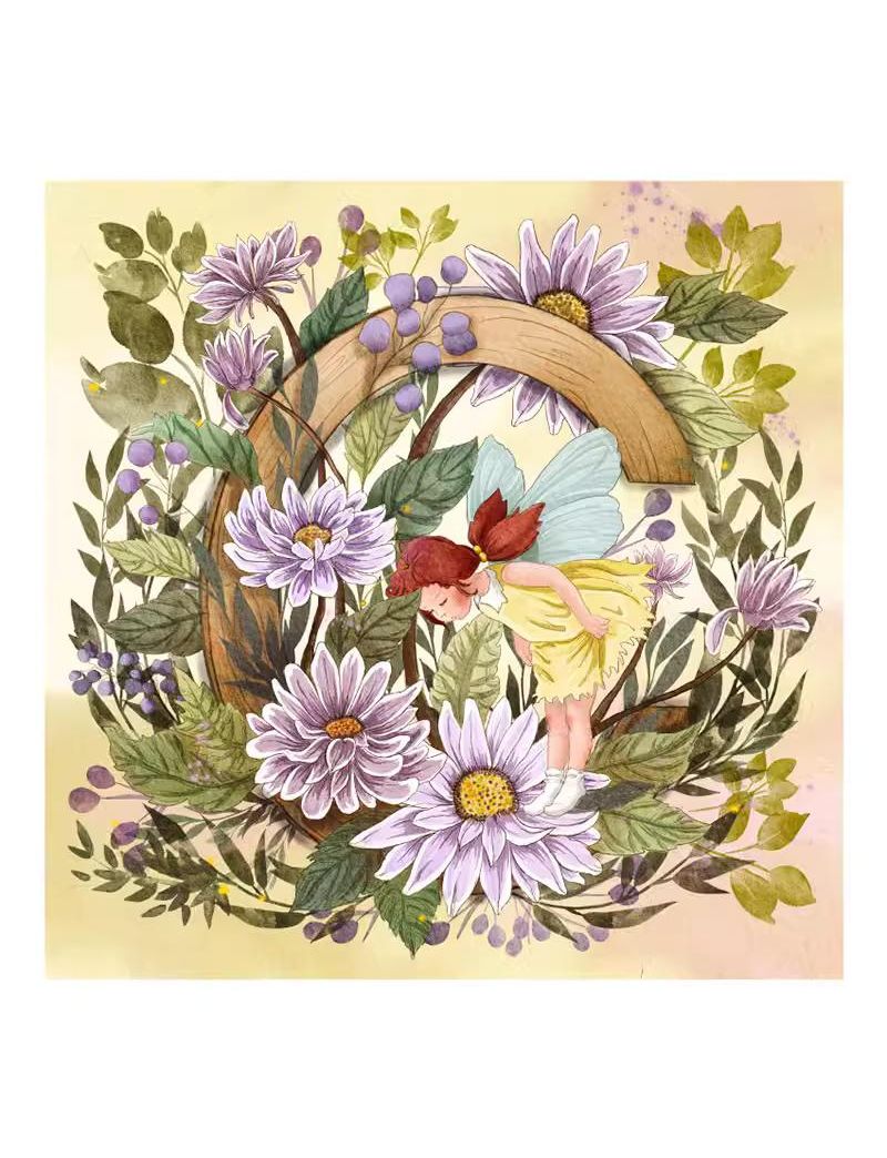 ARTPUZZLE Flower Fairy and Letter C C3102 300pcs