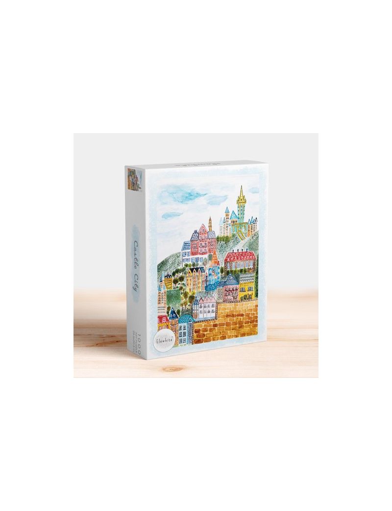 ELEWHITE Castle City Puzzle 1000PC