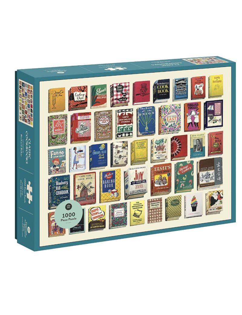 CHRONICLE BOOKS Classic Cookbooks 1000 Piece Puzzle