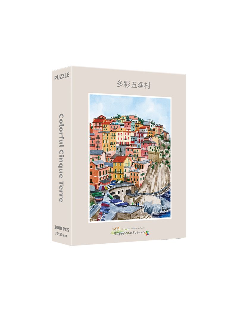 INGOOOOD Colorful Cinque Terre 1000pcs IG-H0040