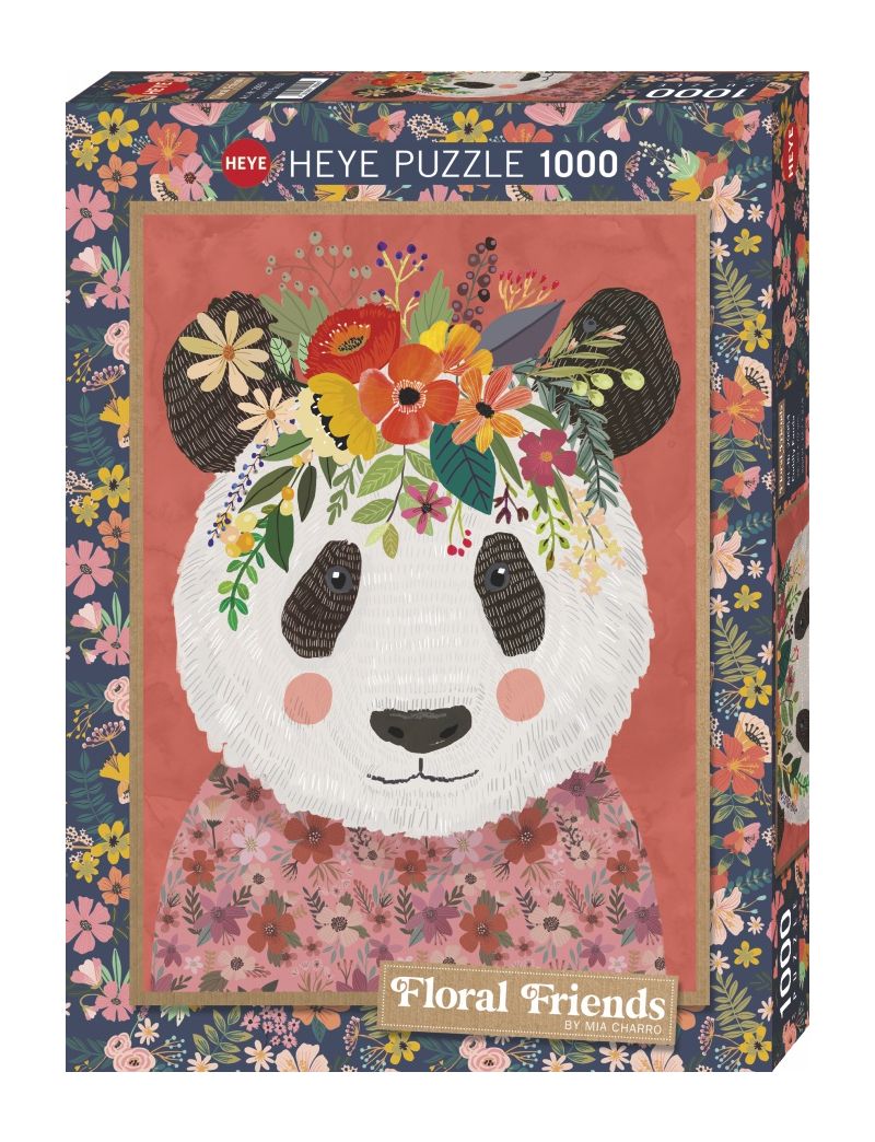 HEYE FORAL FRIENDS CUDDY PANDA 1000PC