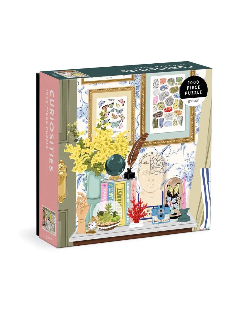 Galison Curiosities 1000 Piece Puzzle in Square Box