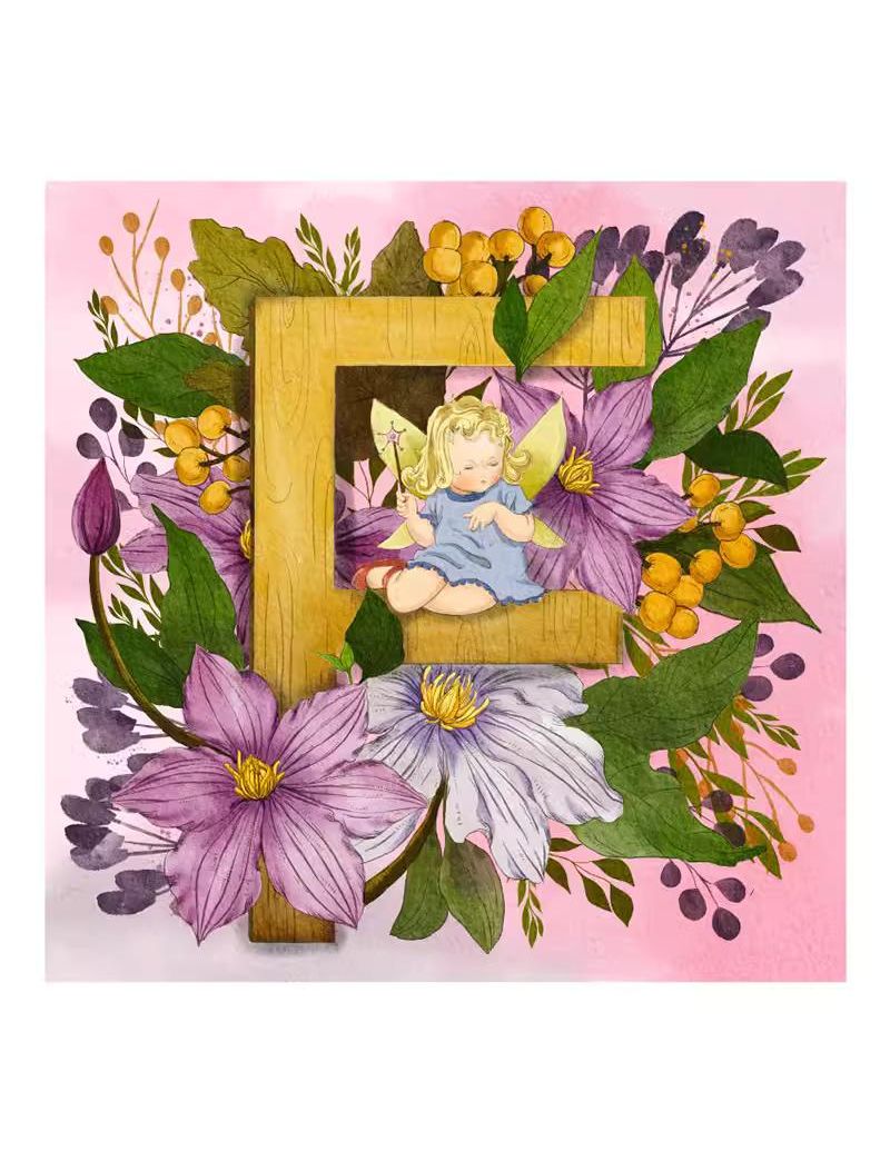 ARTPUZZLE Flower Fairy and Letter F C3105 300pcs