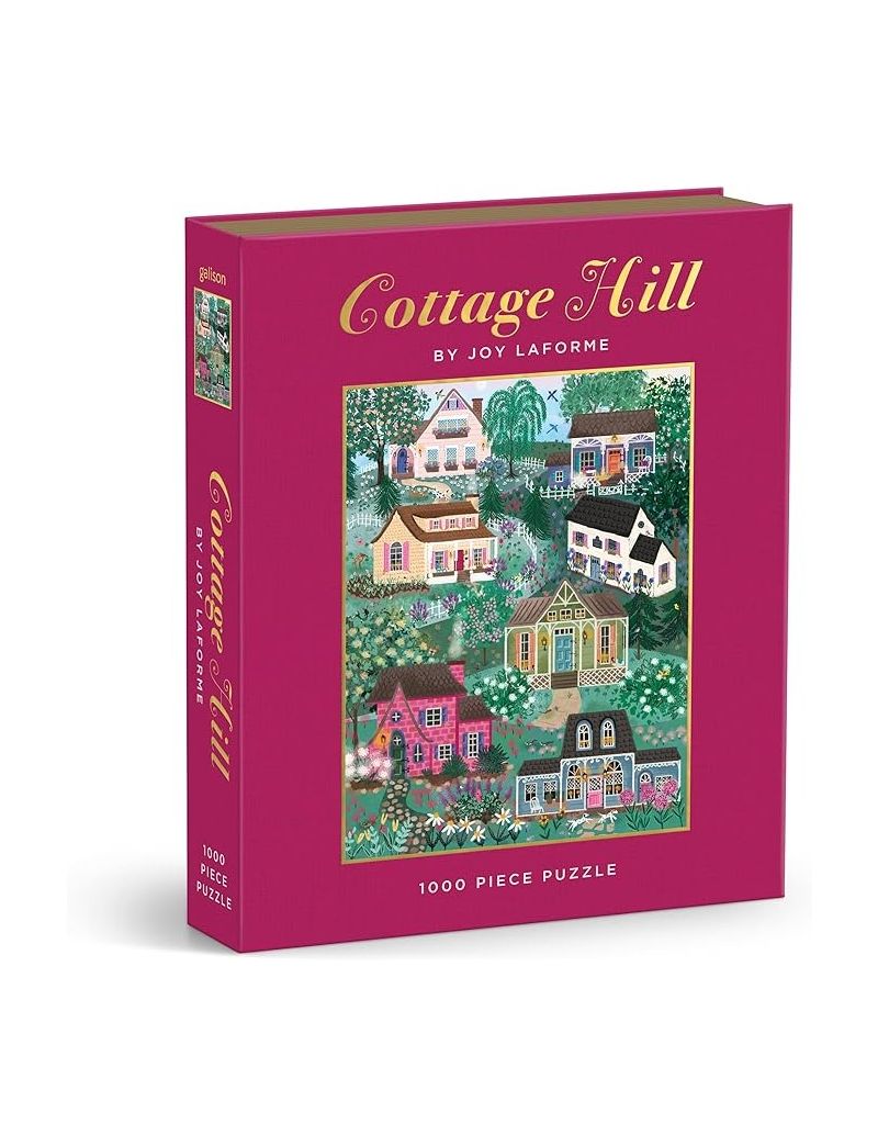 Galison Joy Laforme Cottages on the Hillside 1000 Pc Book Puzzle