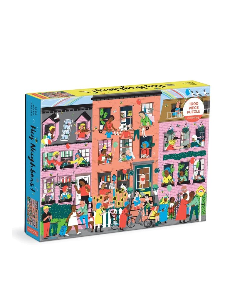 MUDPUPPY Hey Neighbors 1000pcs puzzle