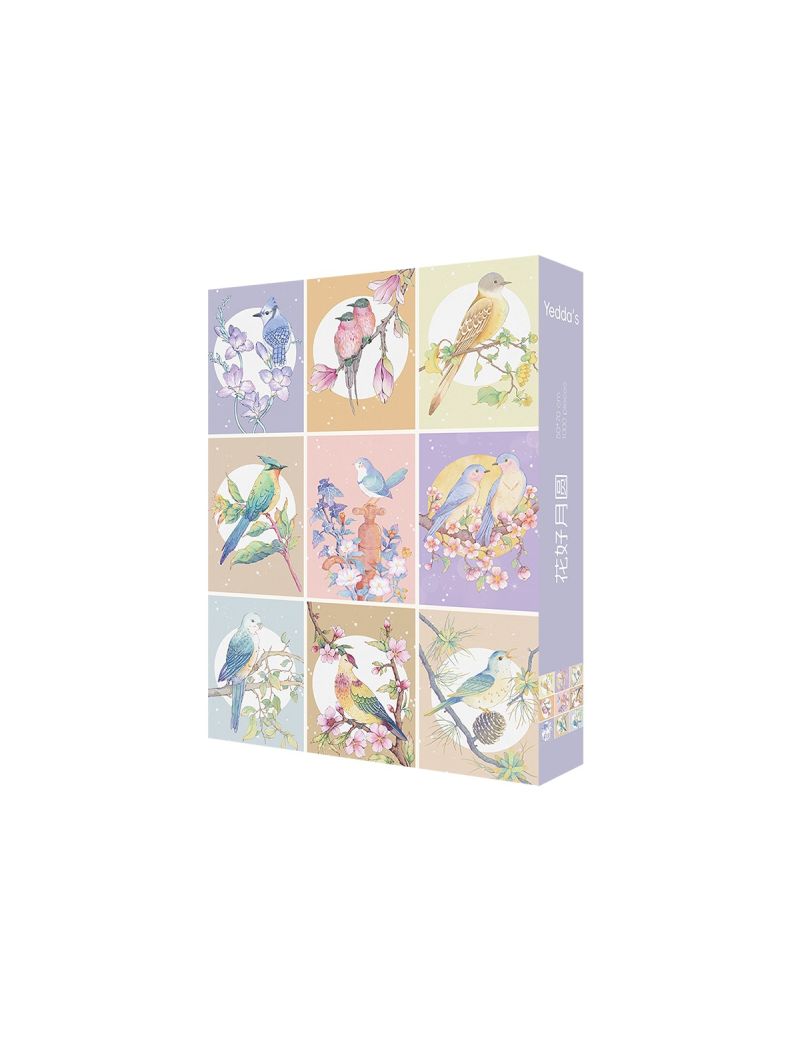 Yedda's Blooming Flowers and Full Moon 1000pcs