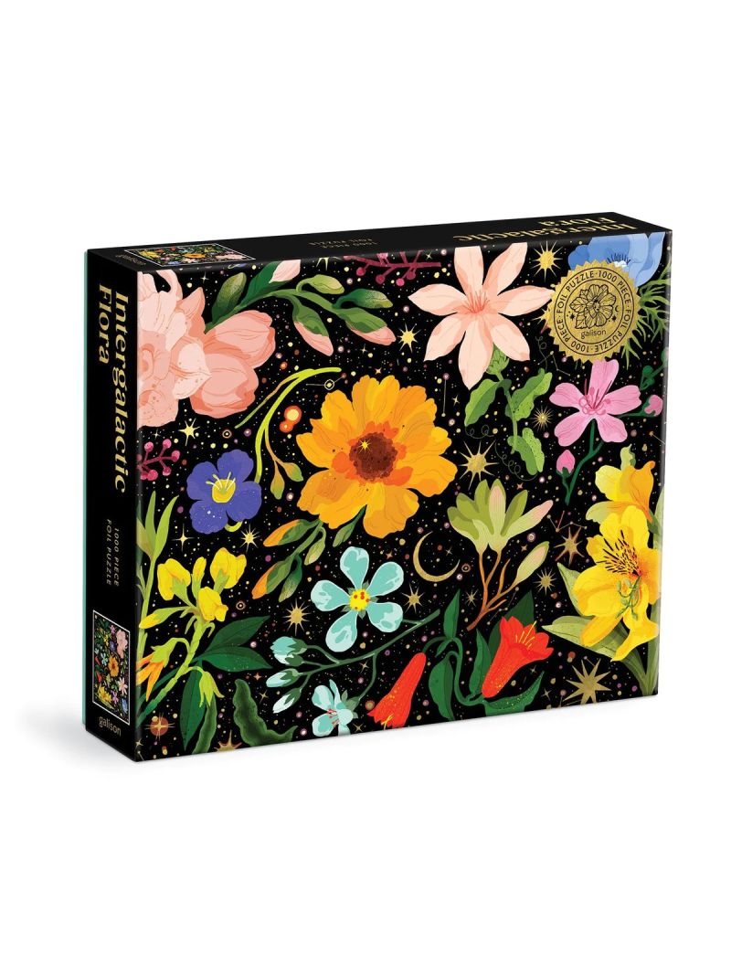 GALISON Intergalactic Flora 1000 Piece Foil Puzzle