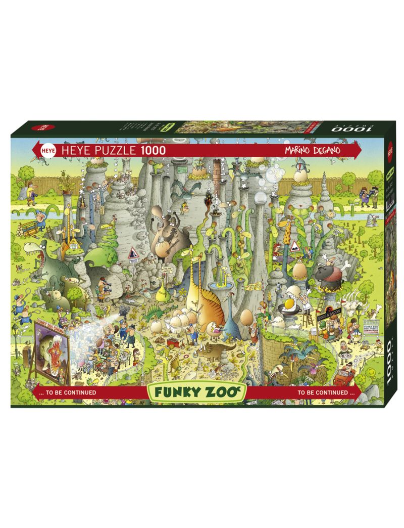 HEYE FUNKY ZOO JURASSIC HABITAT 1000PC