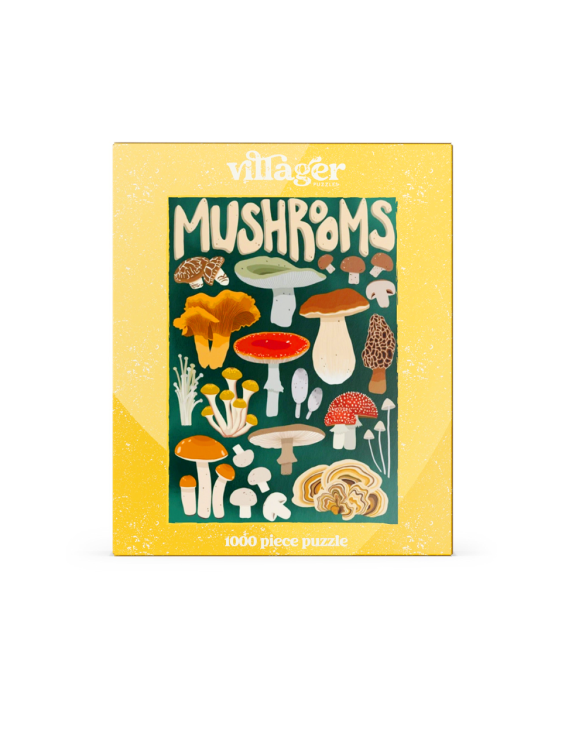 Villager Mushroom Forager 1000pcs by Artist Kourtni Gunn