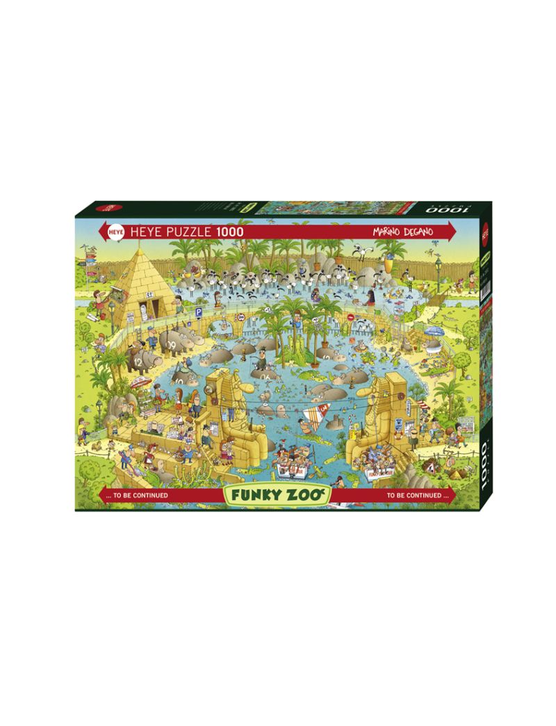 HEYE FUNKY ZOO NILE HABITAT 1000PC