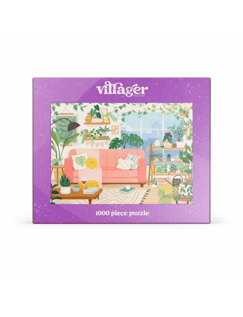 Villager Plant Mom 1000pcs by Artist Nicolle Lalonde