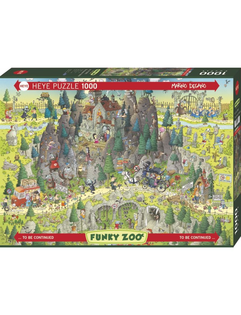 HEYE FUNKY ZOO TRANSYLVANIAN HABITAT 1000PC