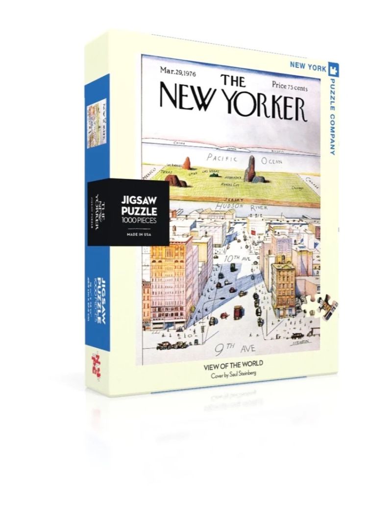 NEW YORKER VIEW OF THE WORLD 1000PC
