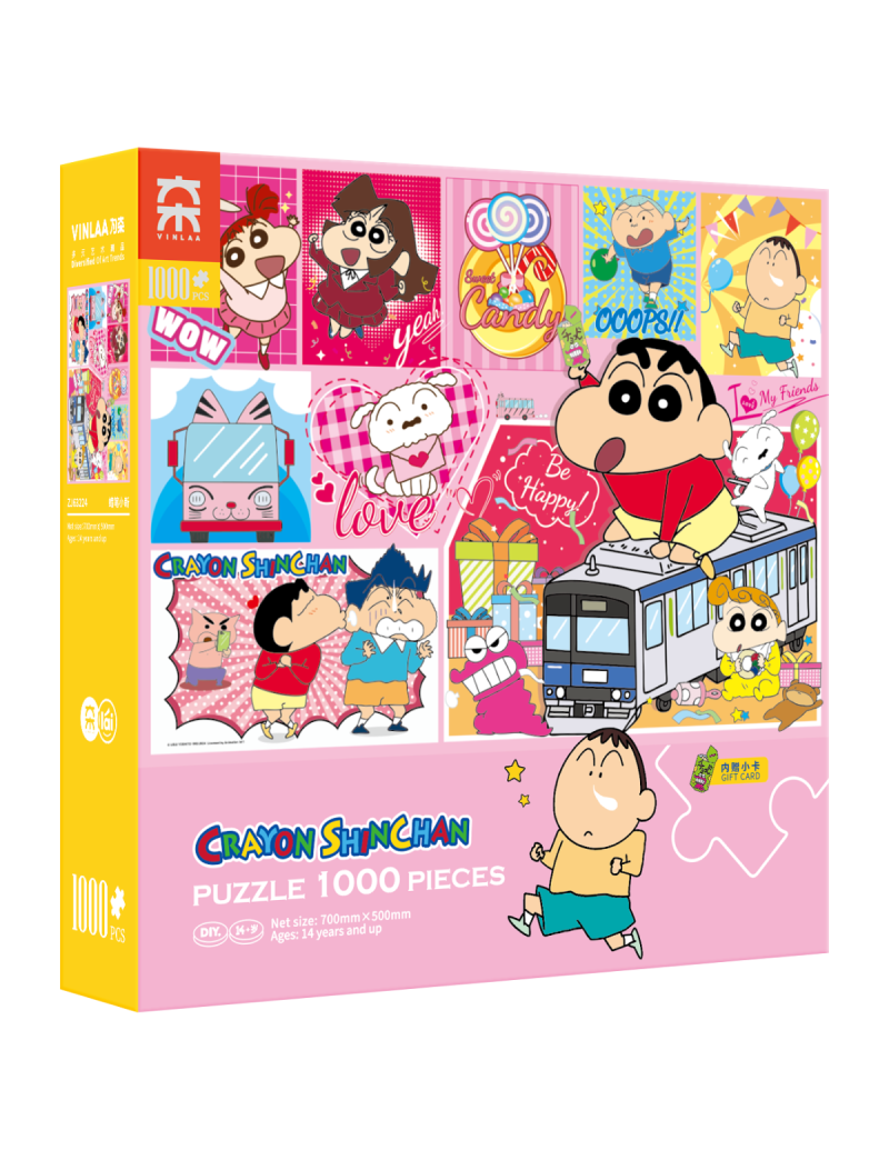 Vinlaa Crayon Shinchan Let's Go! Friends! ZJ63316 1000pcs