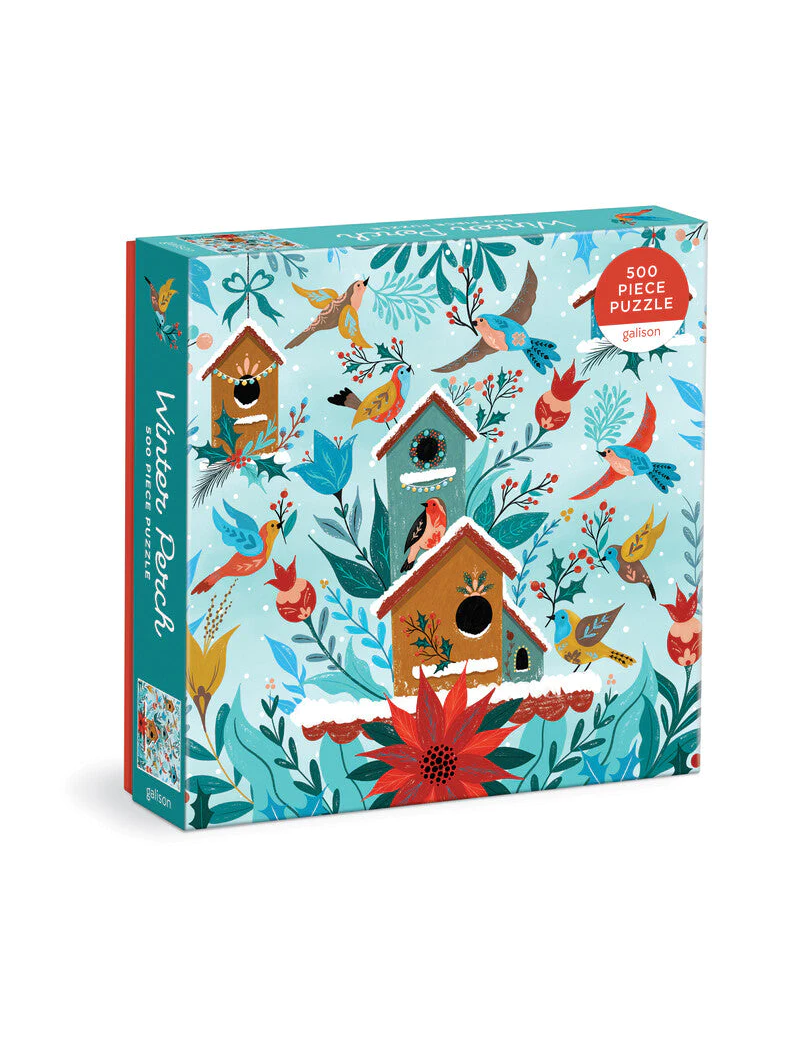Galison Winter Perch 500 Piece Puzzle