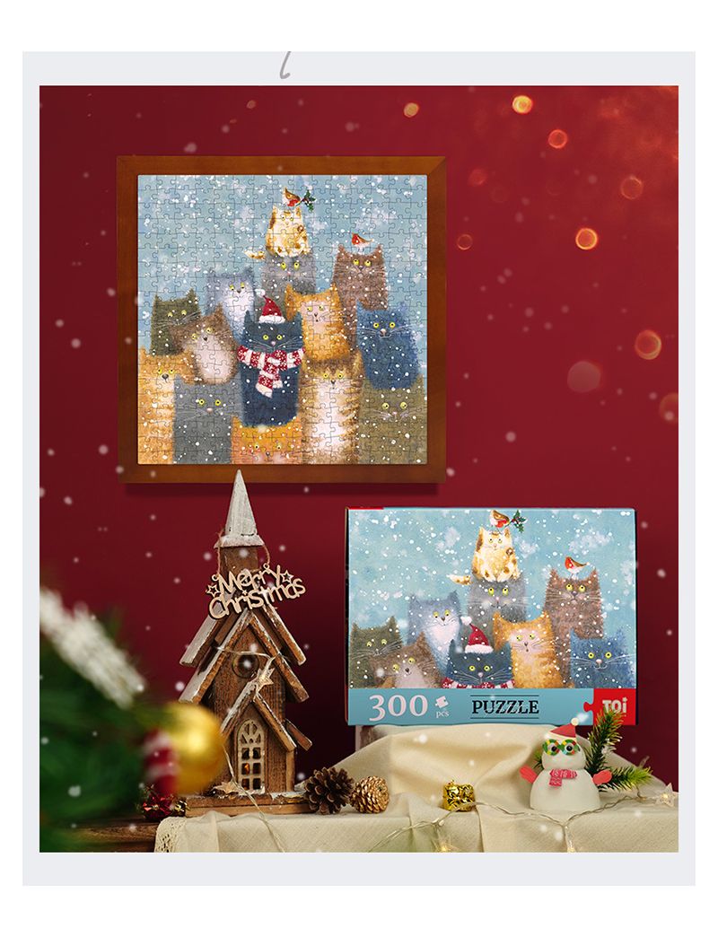 TOI cat cat christmas-Christmas style 300PC