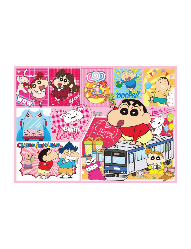 Vinlaa Crayon Shinchan Let's Go! Friends! ZJ63316 1000pcs
