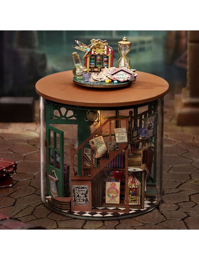 DIY mini glass ball miniature scene- Magic Shop