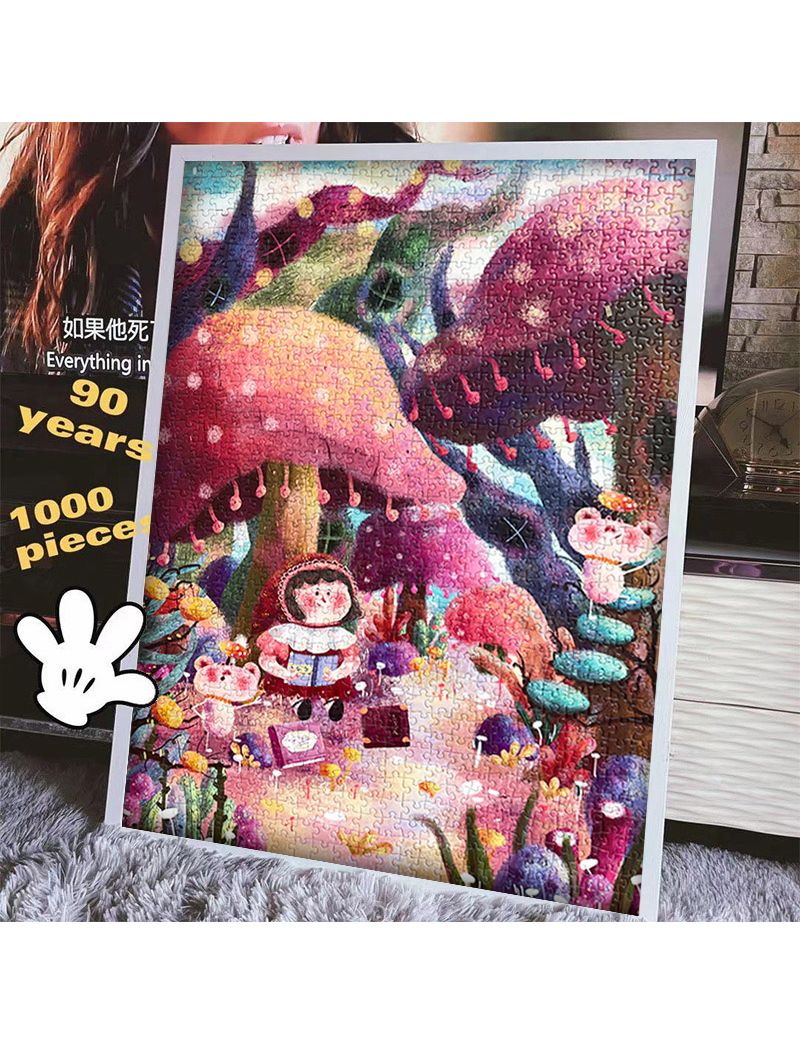 RED SOLO Mushroom Forest 1000pc