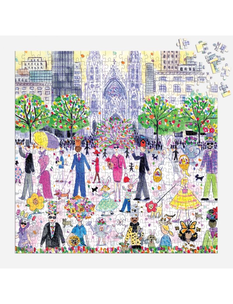 Galison Michael Storrings Easter Parade 500 Piece Puzzle