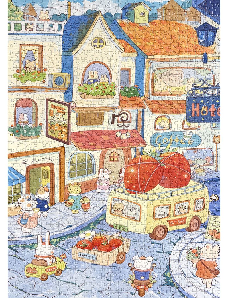 RED SOLO Kidnapped Strawberry 1000pc
