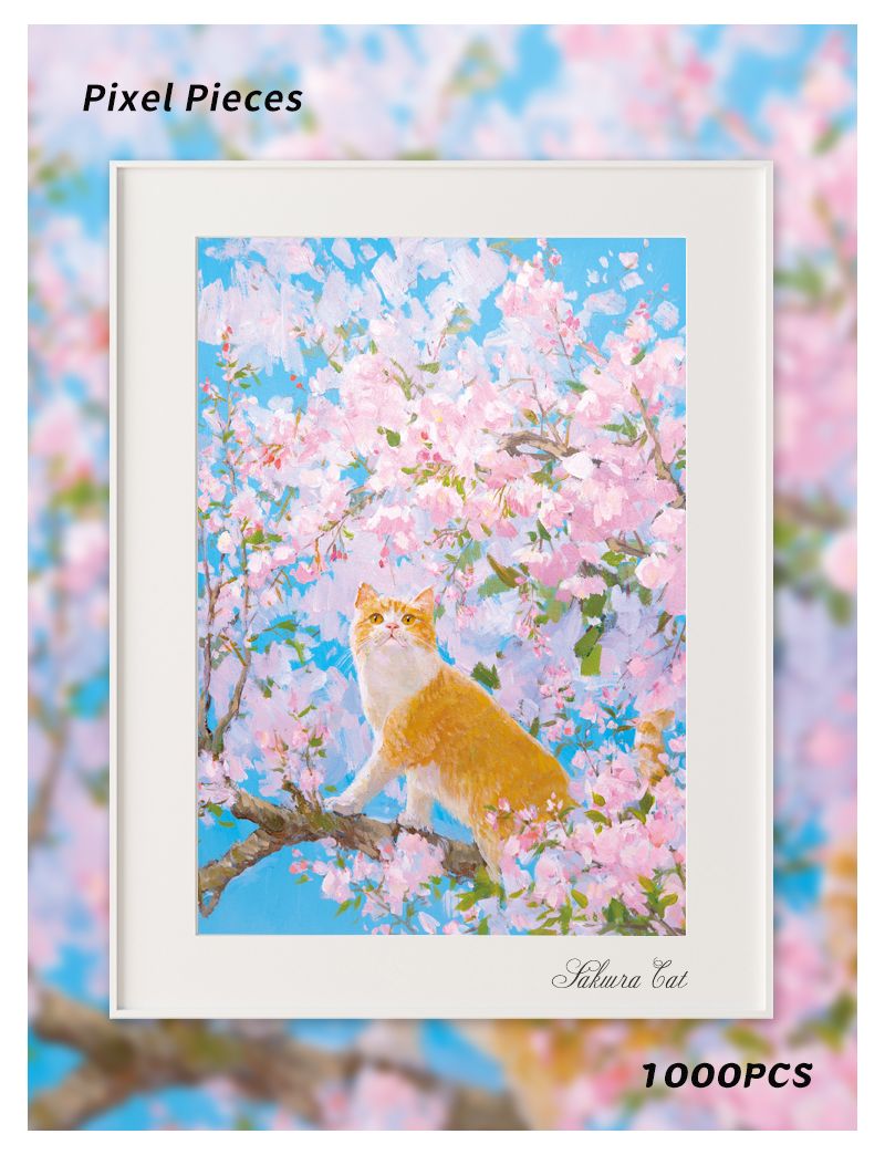 PIXEL PIECES Sakura Cat 1000pcs