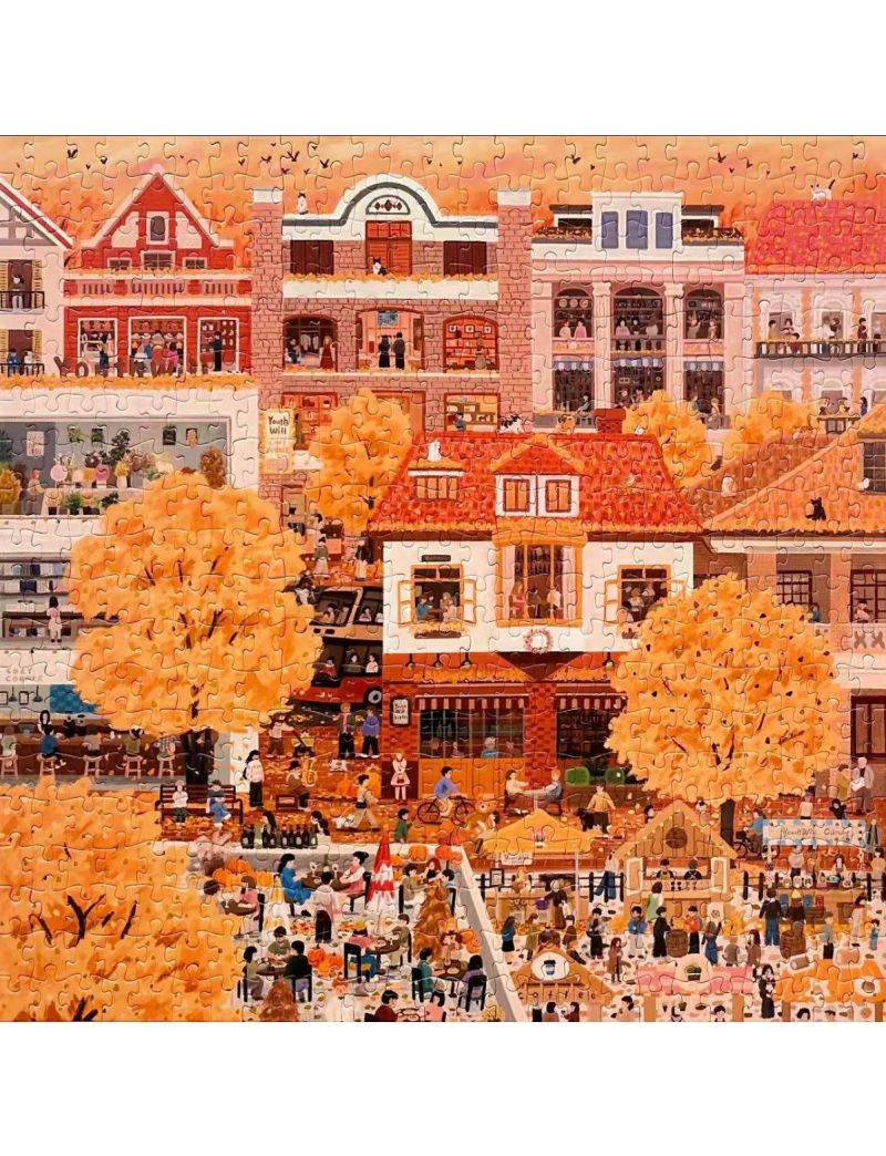YouthWill Autumn Day  Foil Puzzle 500pcs