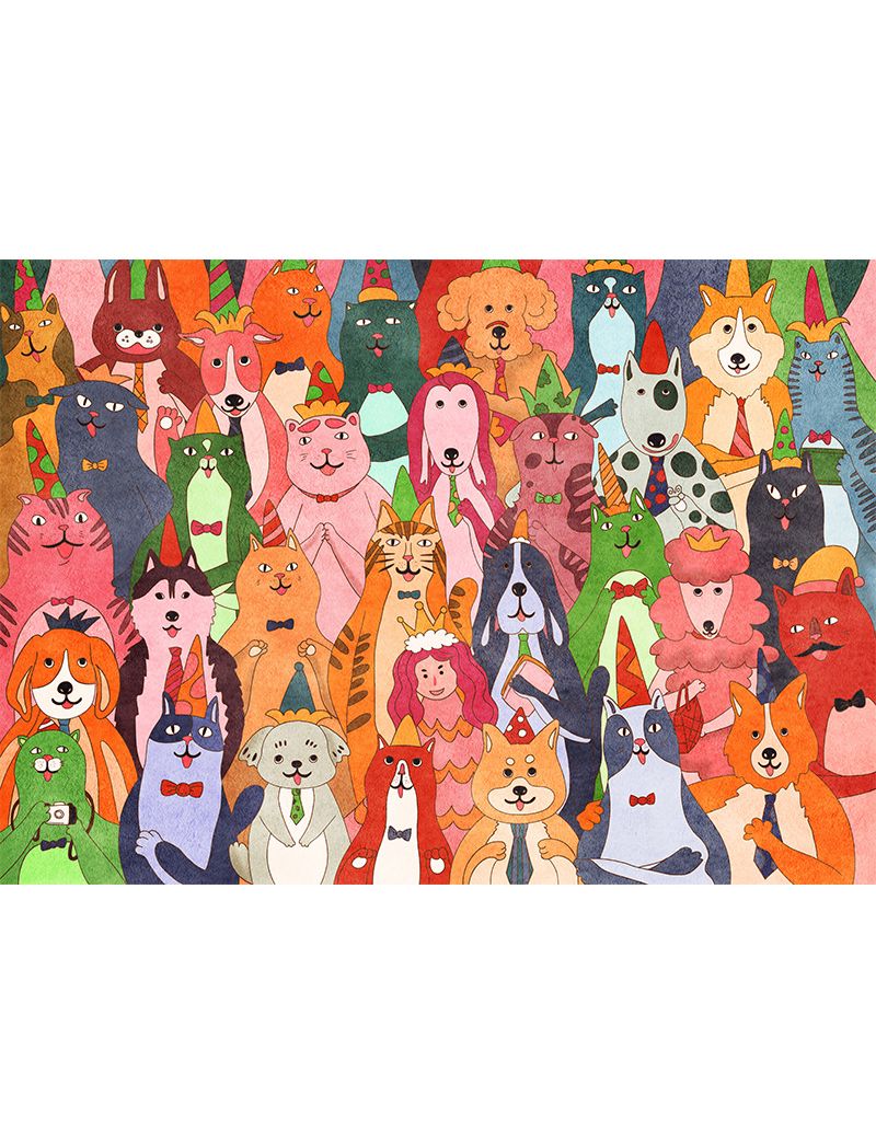BOTOP FUSION The Cats and Dogs Photo 1000pcs
