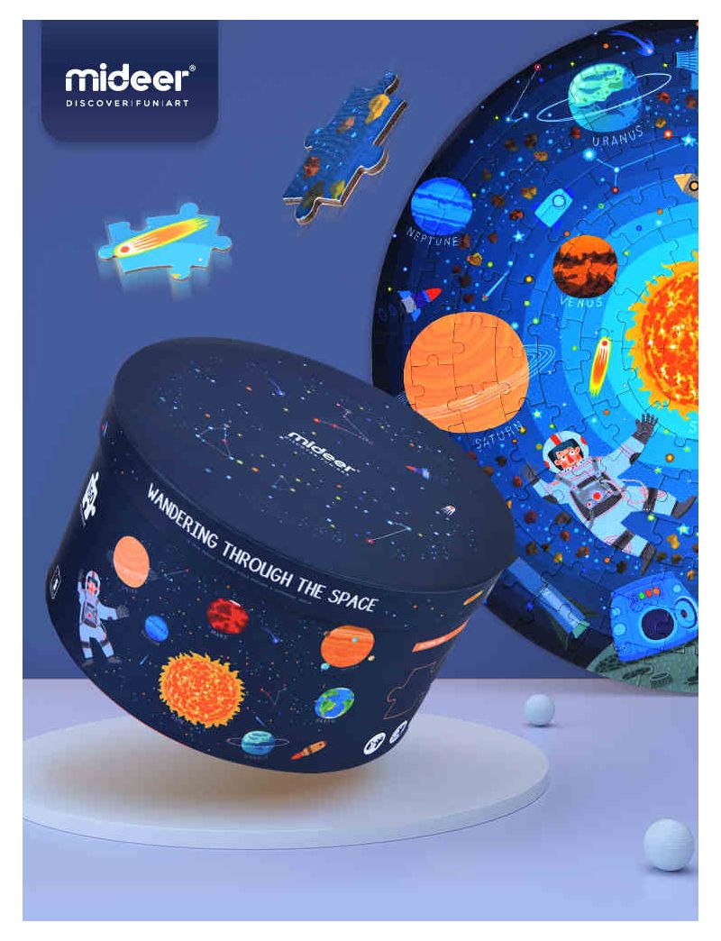 MIDEER Wandering Through The Space - 150P Round Puzzle