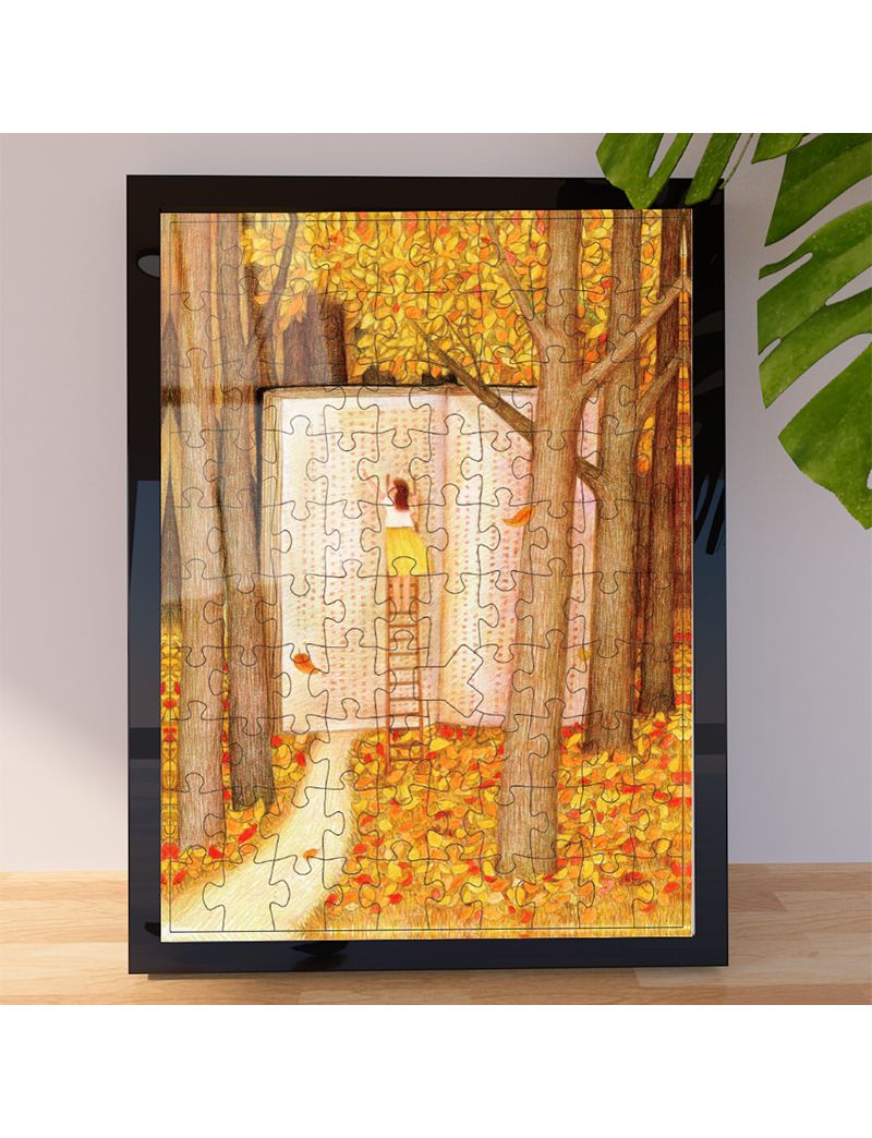 PUZZLEGO Autumn Reading 208 Pieces 208pc