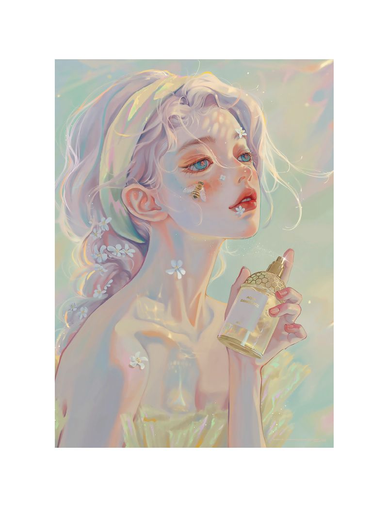 TOI New National Fashion Jigsaw Puzzle - Flower God Series - "Honey Cream" 1000pc