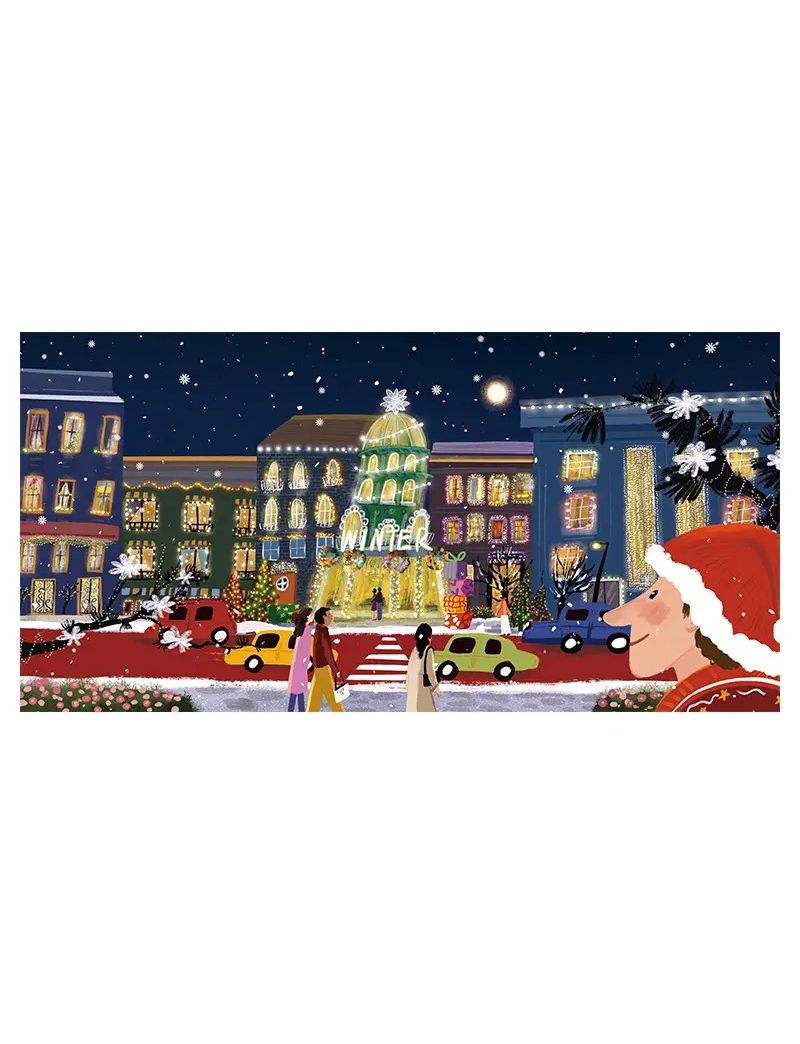 Momibook Winter Christmas Eve 1000pcs