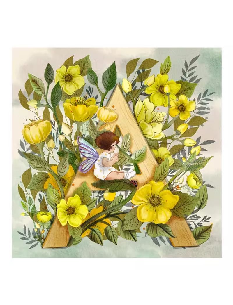 ARTPUZZLE Flower Fairy and Letter A C3100 300pcs