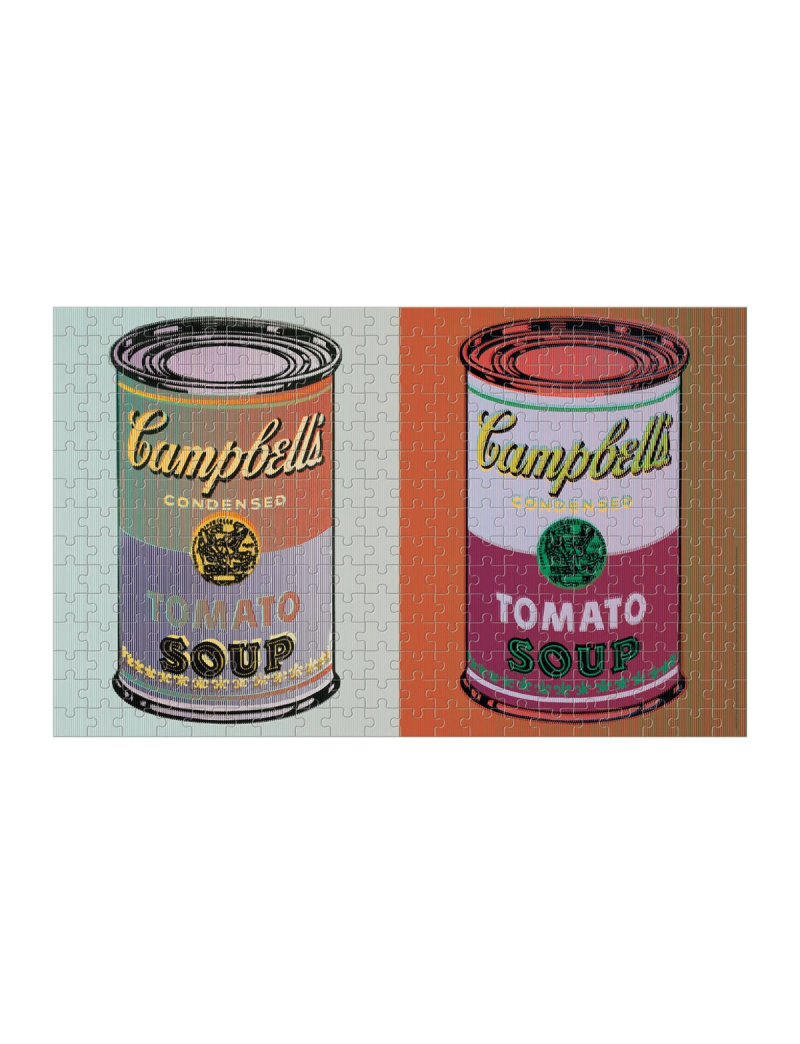 Galison Andy Warhol Soup Cans 300 Piece Lenticular Puzzle