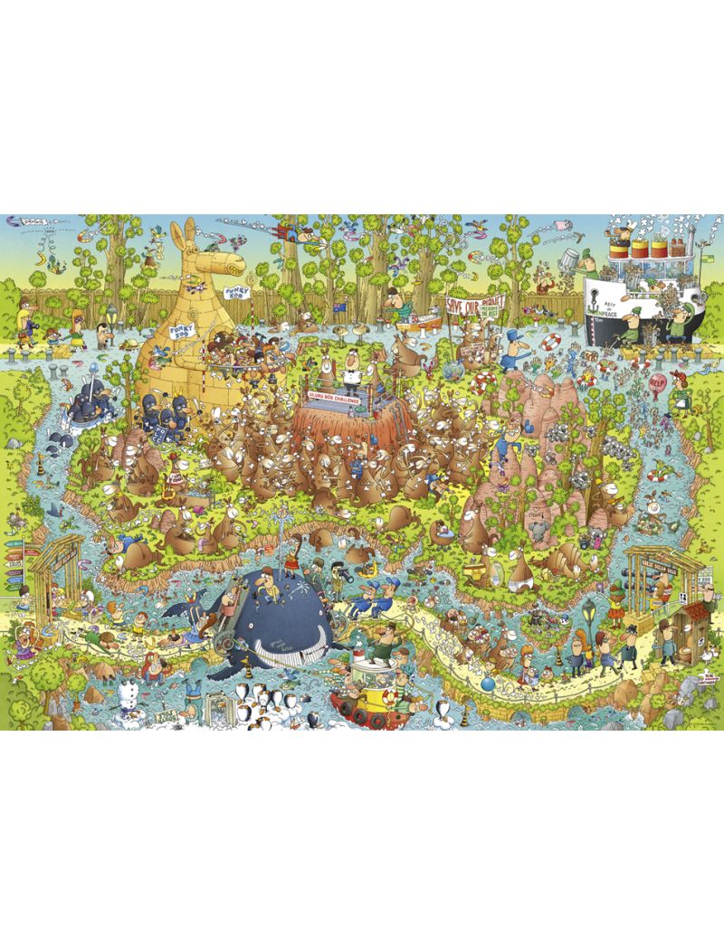 HEYE FUNKY ZOO AUSTRALIAN HABITAT 1000PC