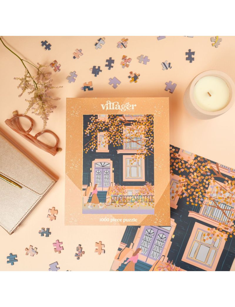 Villager Autumn in Montreal 1000Pcs by Marie-Laure Plano