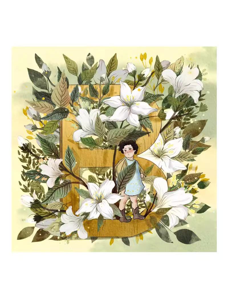 ARTPUZZLE Flower Fairy and Letter B C3101 300pcs