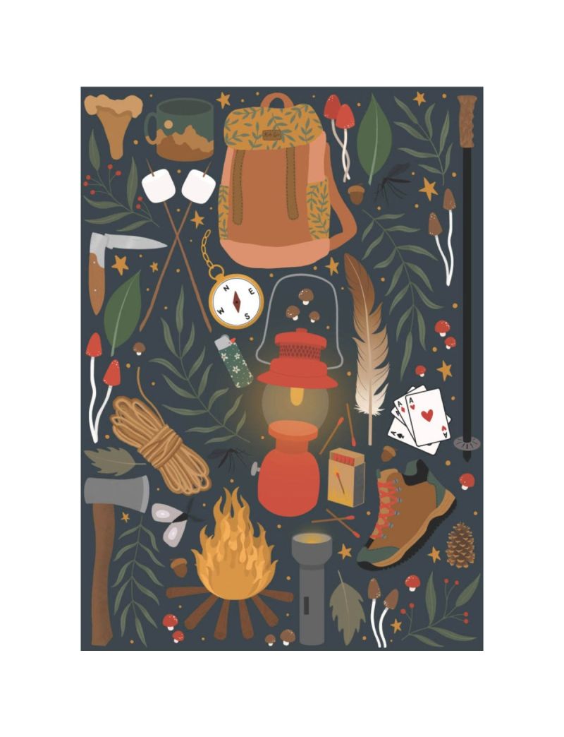 Villager Backpacker 1000pcs by Artist Kourtni Gunn