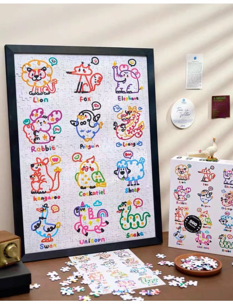 KOMONO Doodle Zoo 500pcs