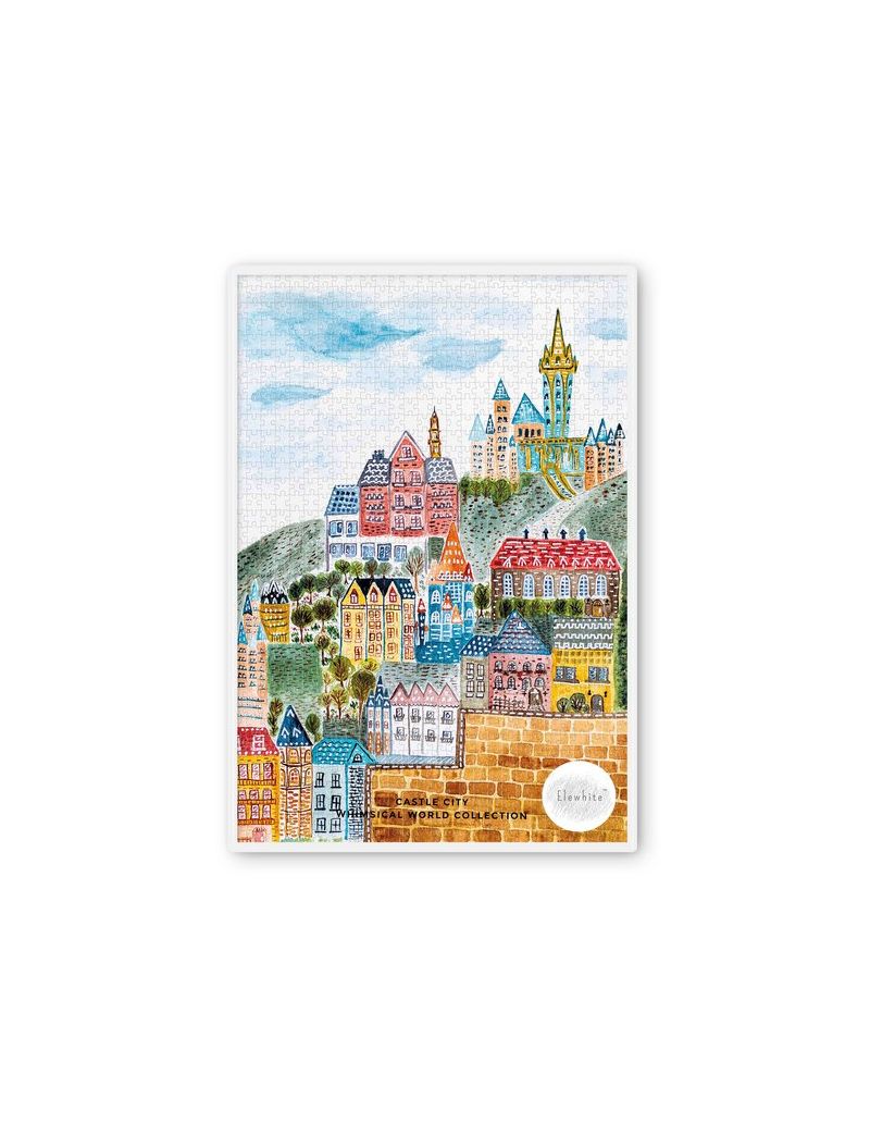 ELEWHITE Castle City Puzzle 1000PC
