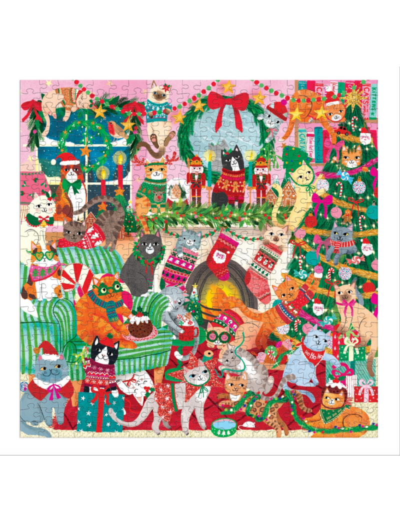 Merry Catmas! 500 Piece Family Puzzle