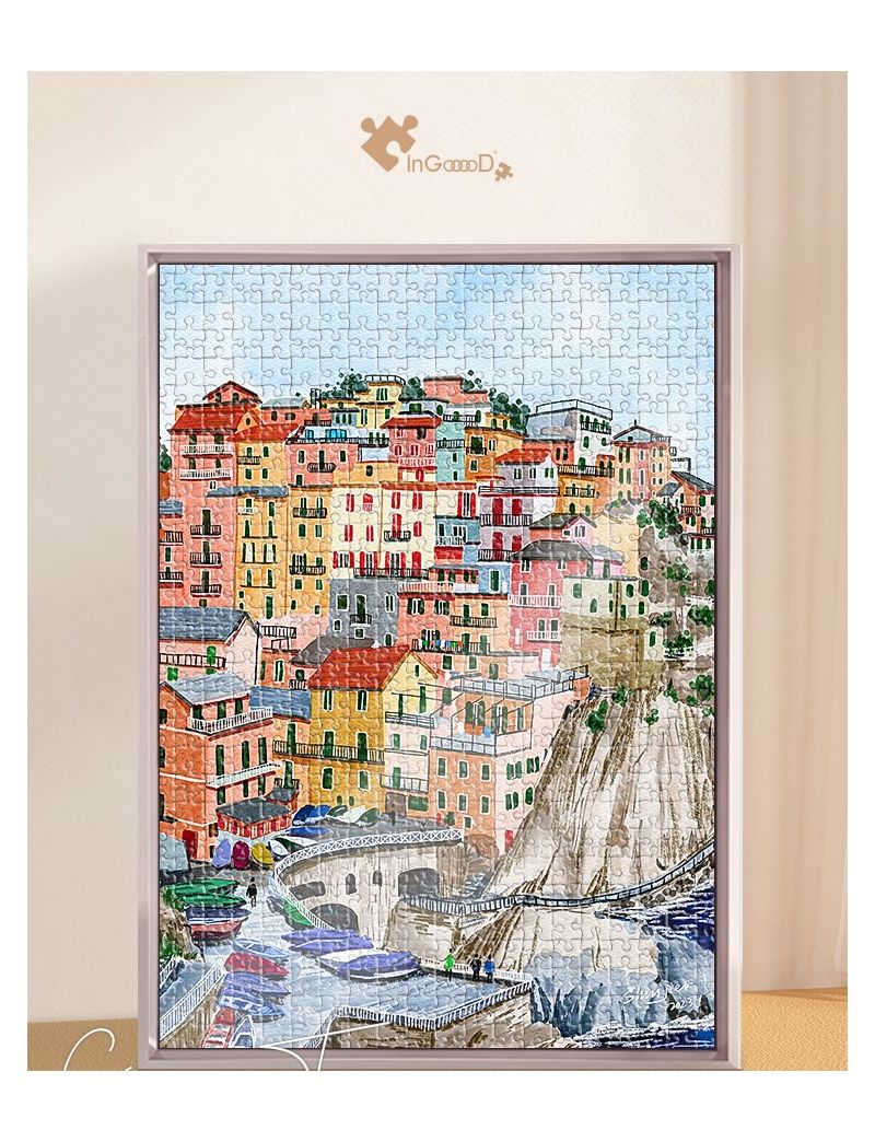 INGOOOOD Colorful Cinque Terre 1000pcs IG-H0040