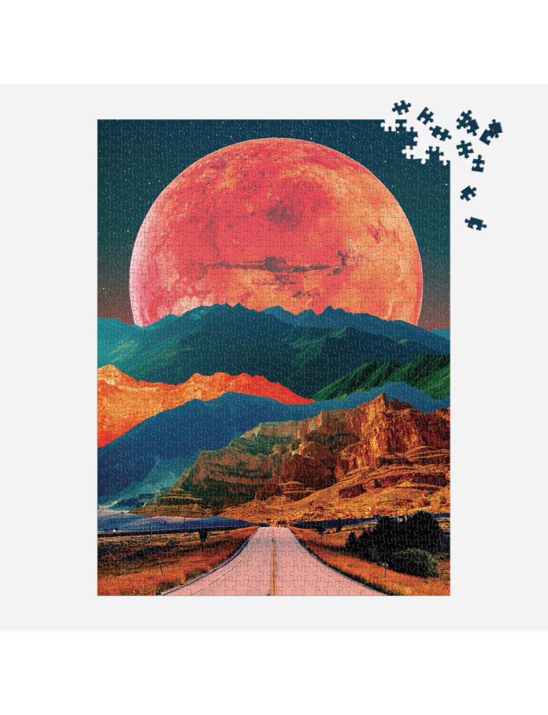 Galison Cosmic Highway 1000 Piece Puzzle in a Square Box