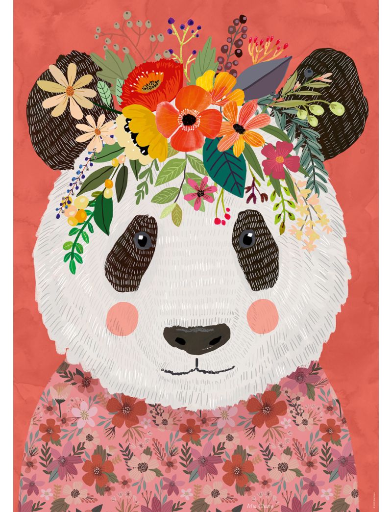 HEYE FORAL FRIENDS CUDDY PANDA 1000PC